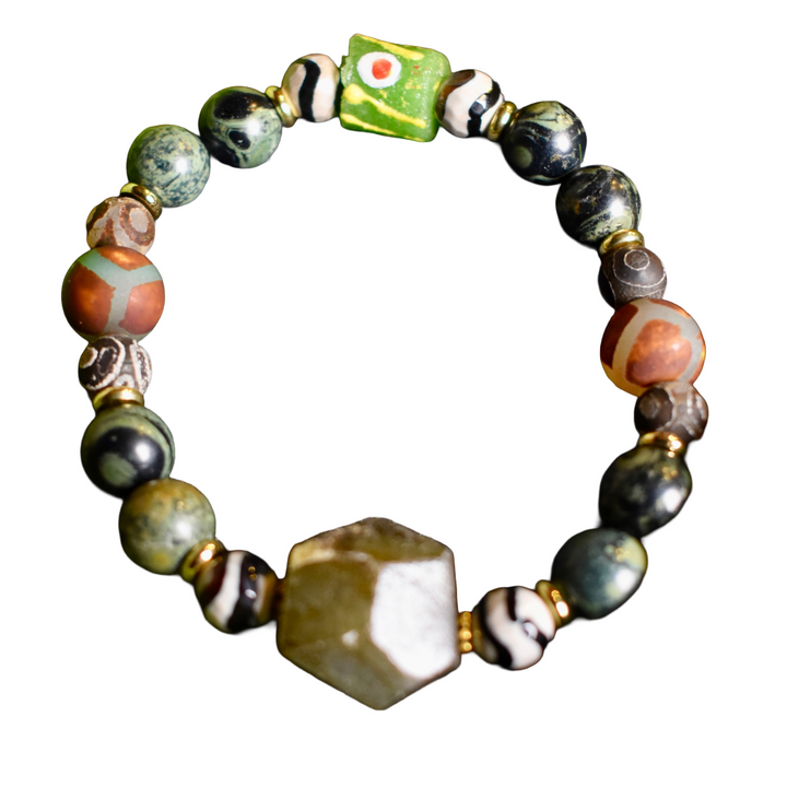 Kambaba Jasper Bracelet of Ancient Wisdom