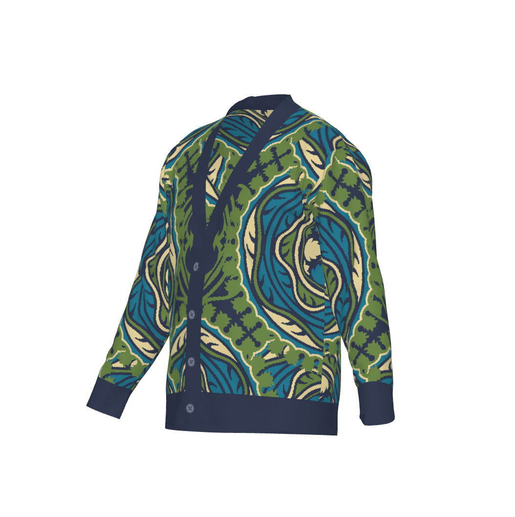 Jacquard Knit Cardigan - The Village Retail