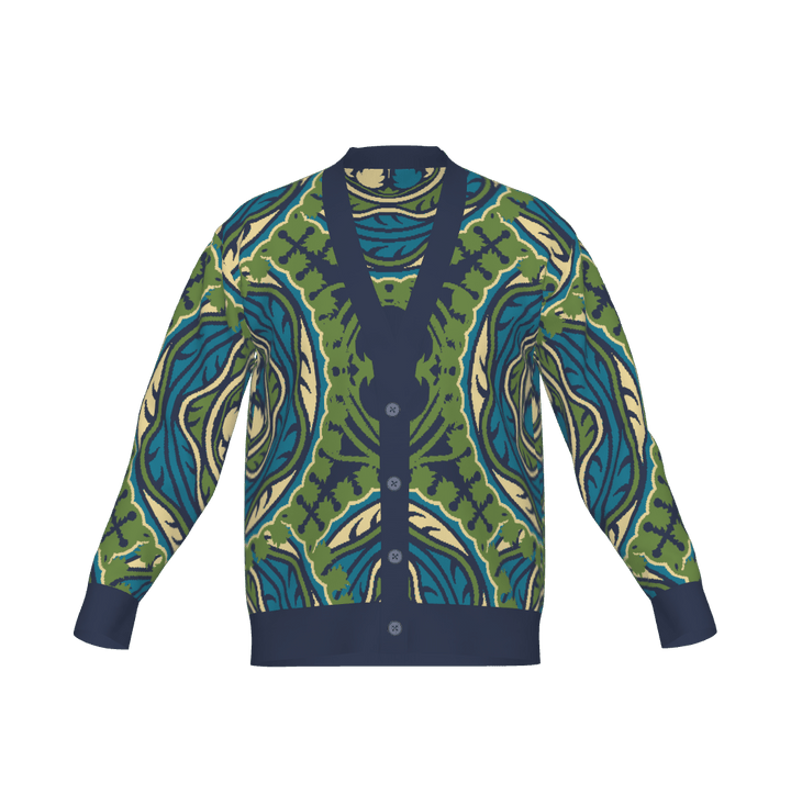 Jacquard Knit Cardigan - The Village Retail