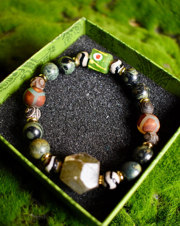Kambaba Jasper Bracelet of Ancient Wisdom - The Village Retail