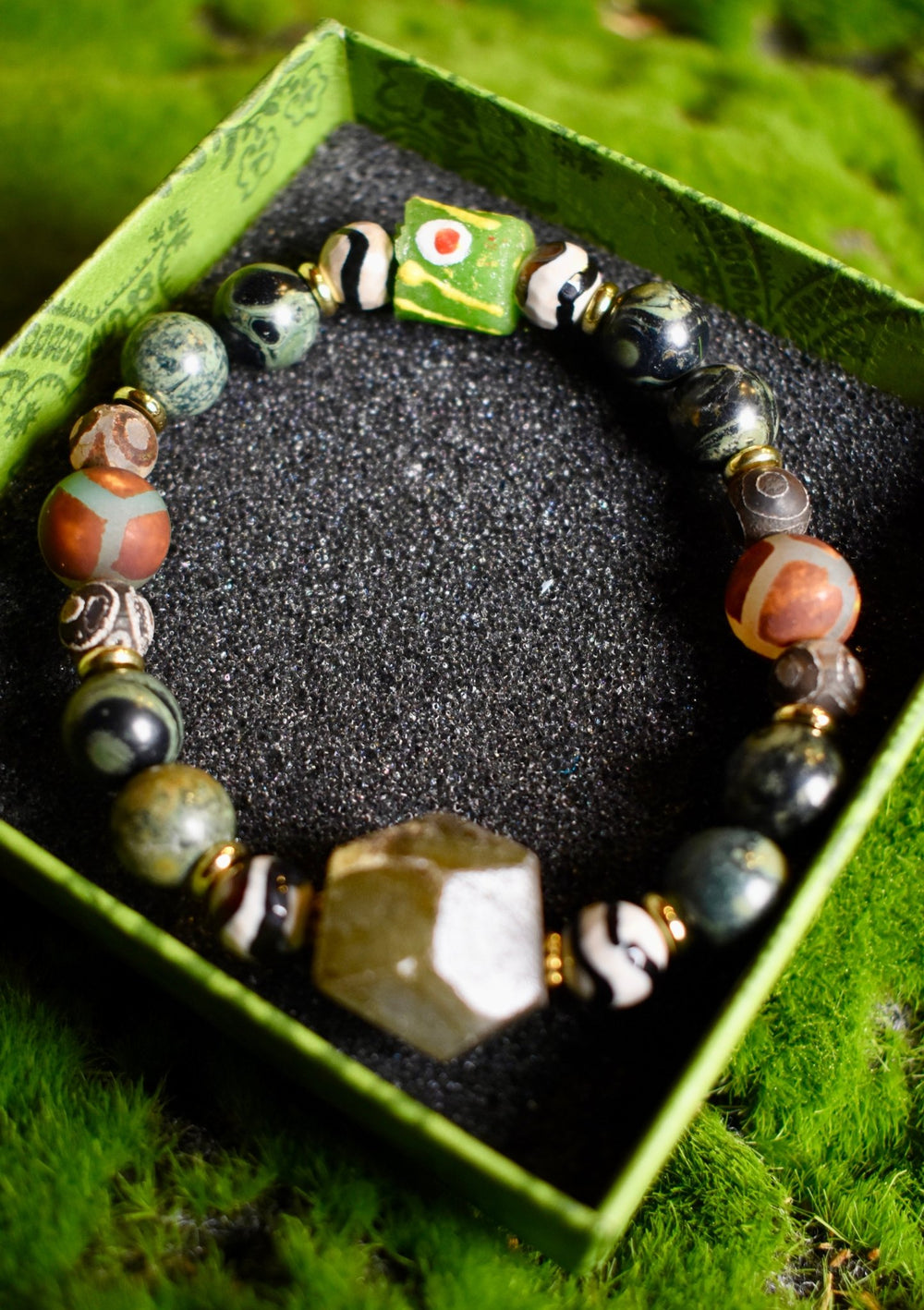 Kambaba Jasper Bracelet of Ancient Wisdom - The Village Retail
