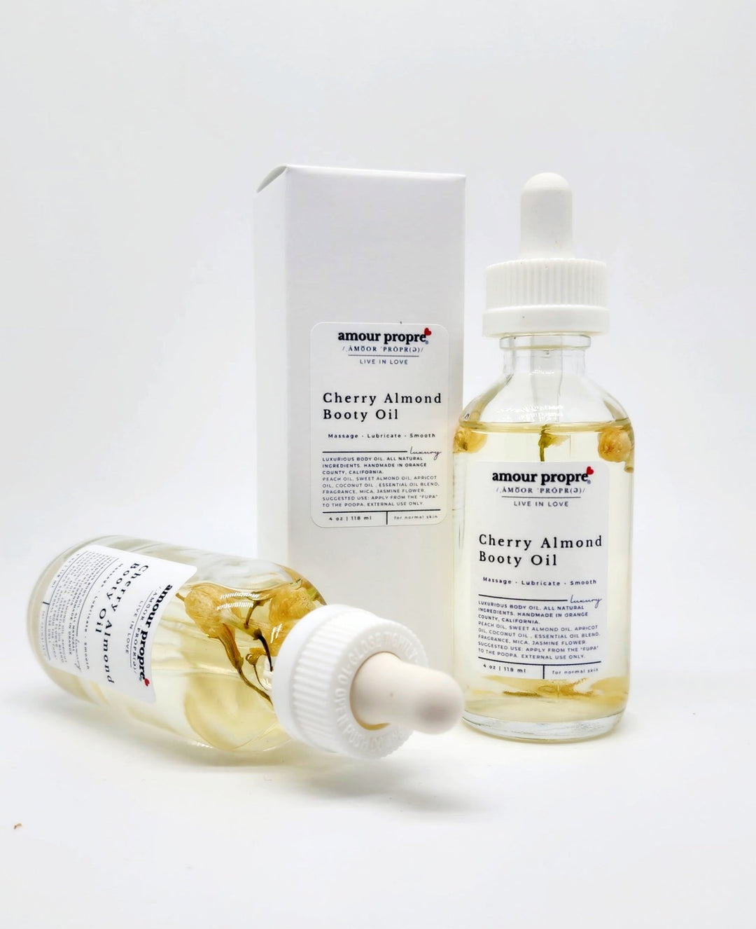 Kissably Soft Booty Oil, Cherry Almond - The Village Retail