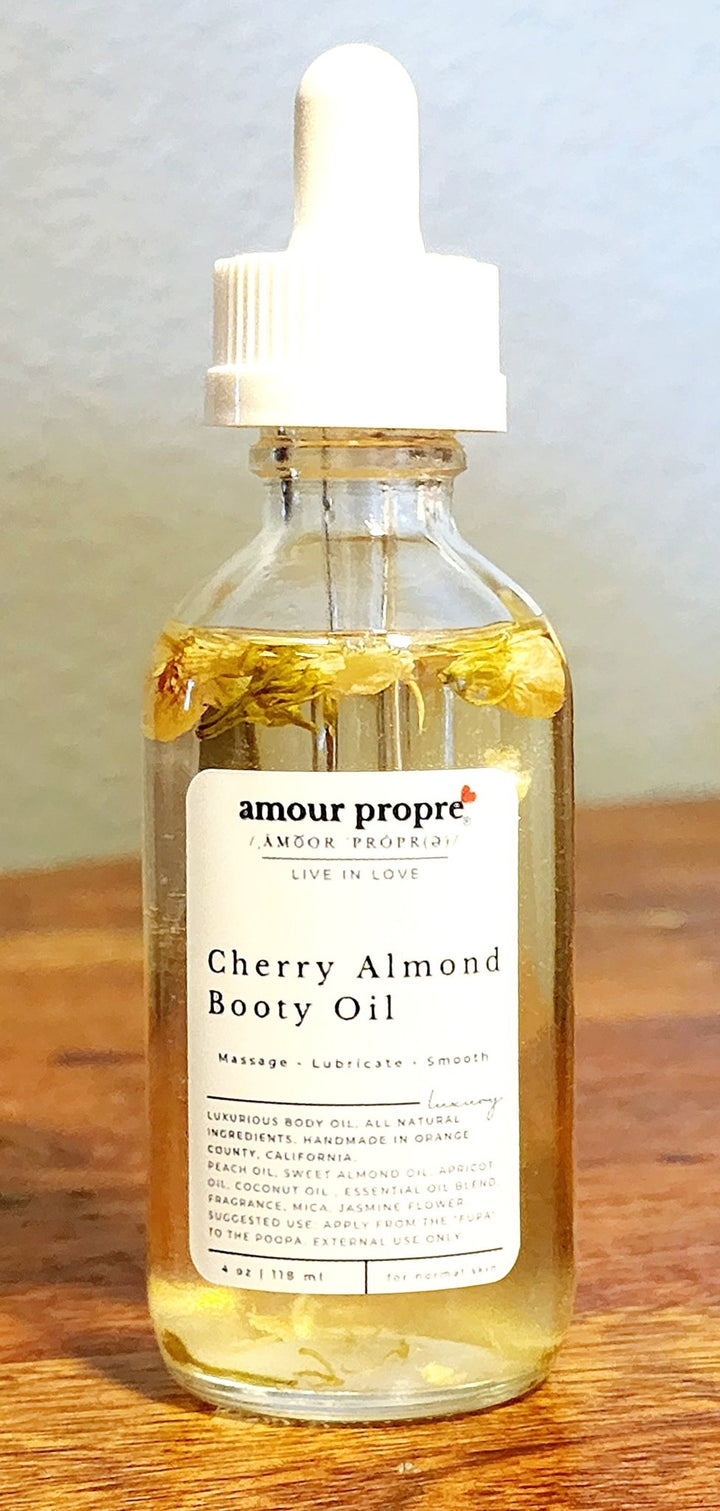 Kissably Soft Booty Oil, Cherry Almond - The Village Retail