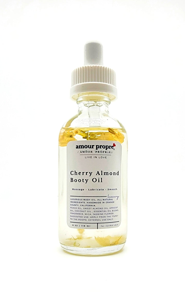 Kissably Soft Booty Oil, Cherry Almond - The Village Retail