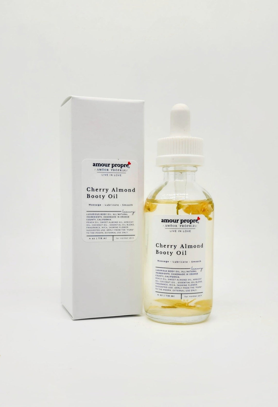 Kissably Soft Booty Oil, Cherry Almond - The Village Retail
