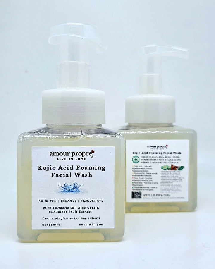 Kojic Acid Foaming Facial Wash – Brighten, Cleanse & Rejuvenate - The Village Retail