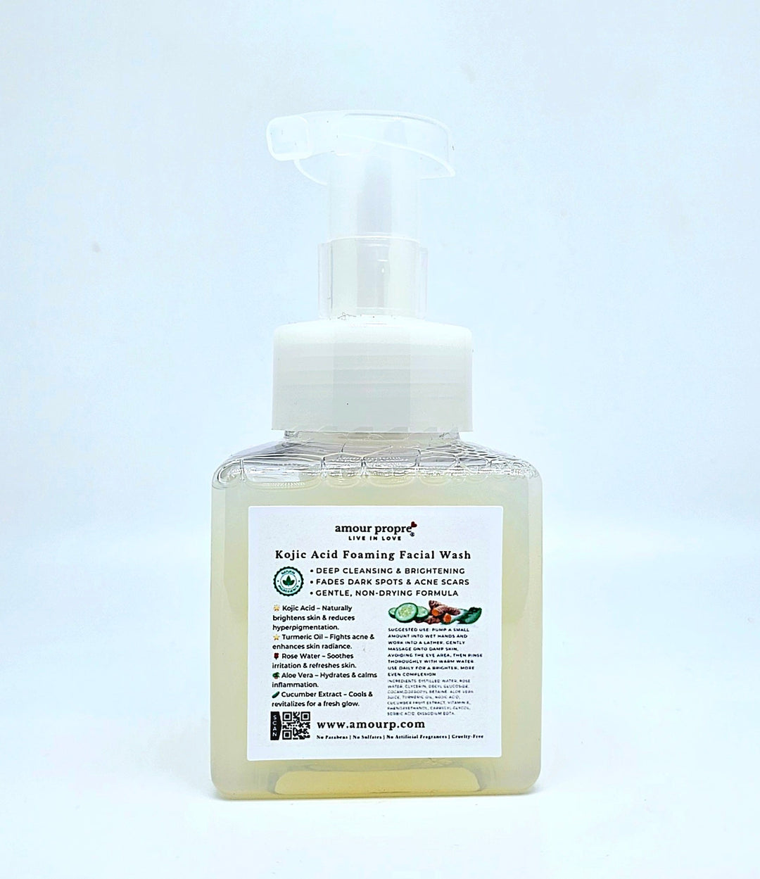 Kojic Acid Foaming Facial Wash – Brighten, Cleanse & Rejuvenate - The Village Retail