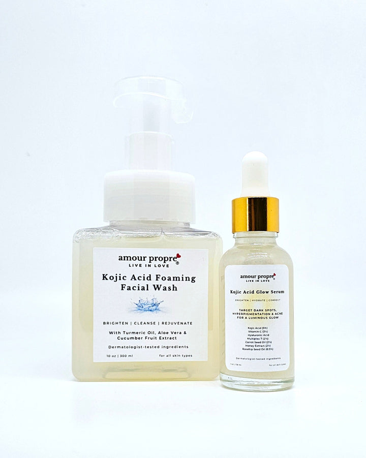 Kojic Acid Foaming Facial Wash – Brighten, Cleanse & Rejuvenate - The Village Retail