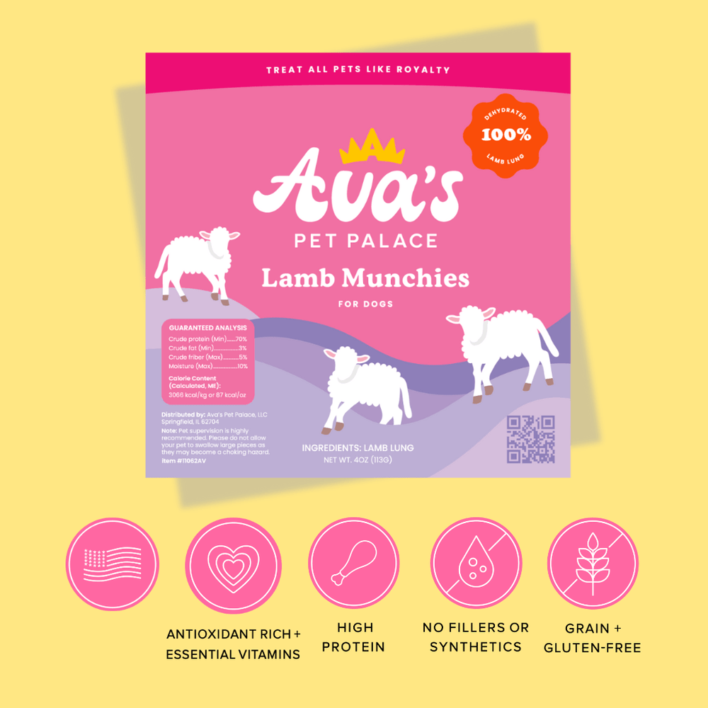 Lamb Dog Treats - Lamb Munchies - The Village Retail