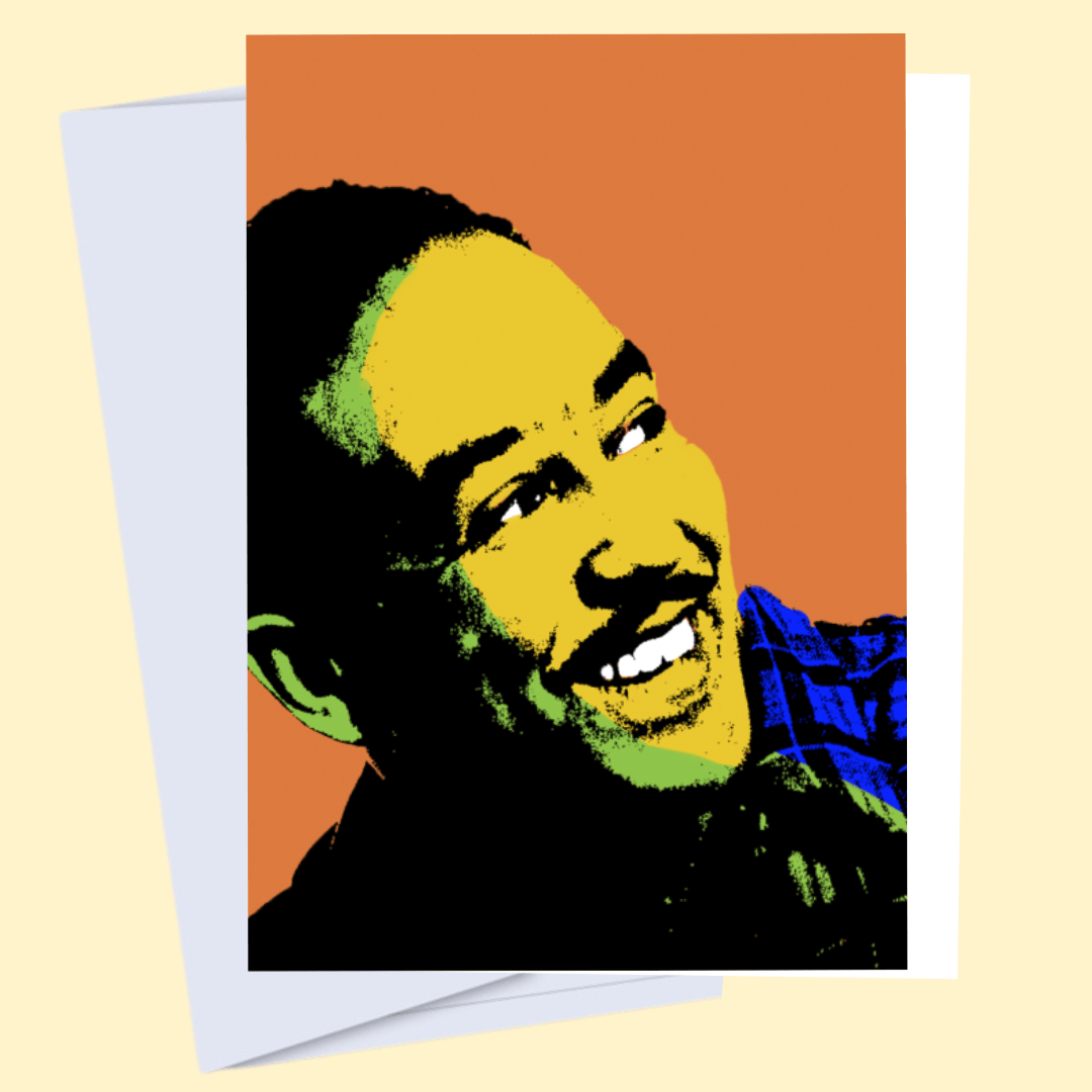 Langston Hughes - Iconic Black Author Art Card, Book Lovers - The Village Retail