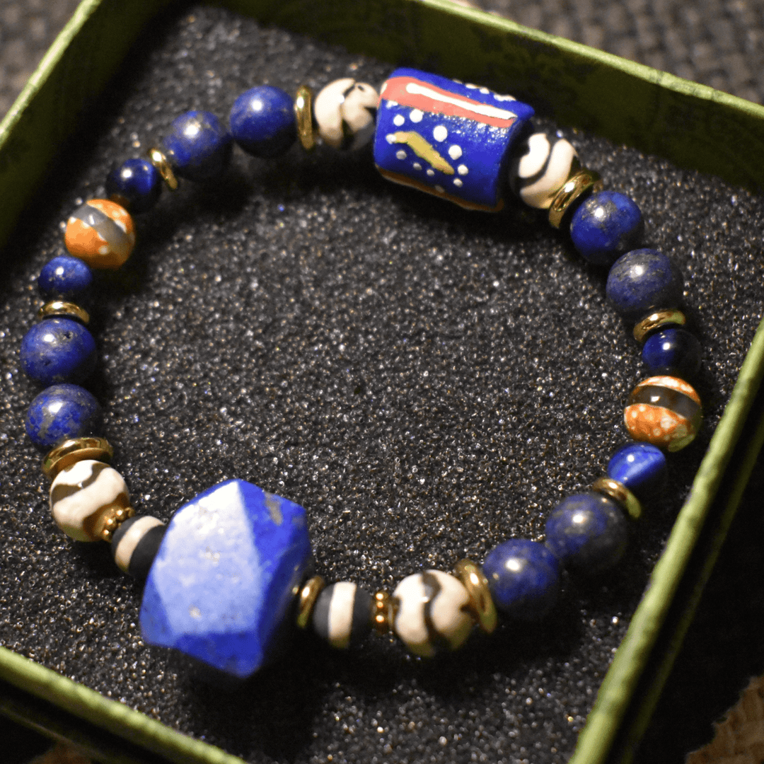 Lapis Lazuli Bracelet of Intuitive Power - The Village Retail