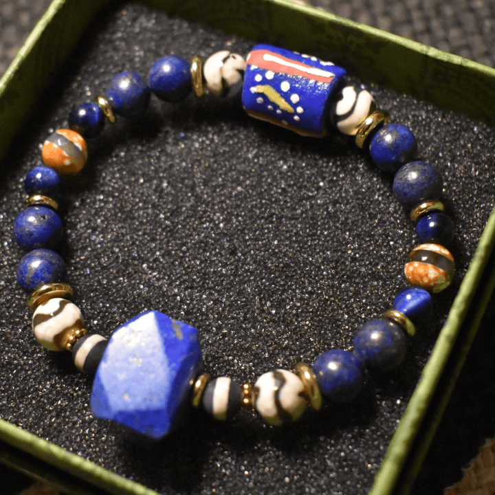 Lapis Lazuli Bracelet of Intuitive Power - The Village Retail