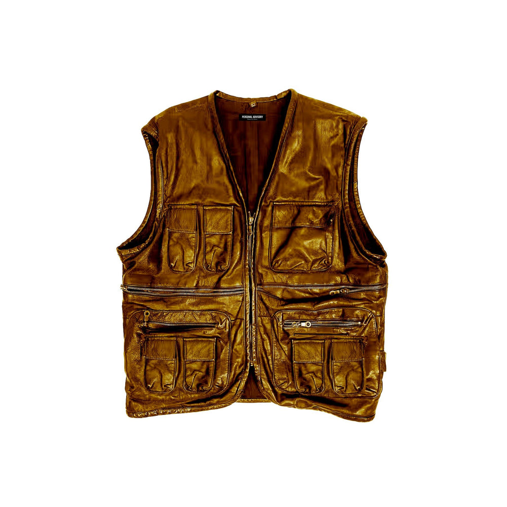 Leather Cow Vest - The Village Retail