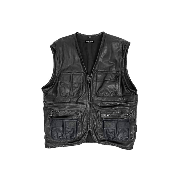 Leather Cow Vest - The Village Retail