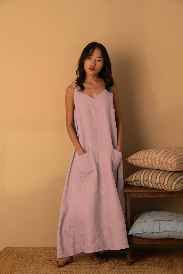 Linen Marcella Dress - The Village Retail