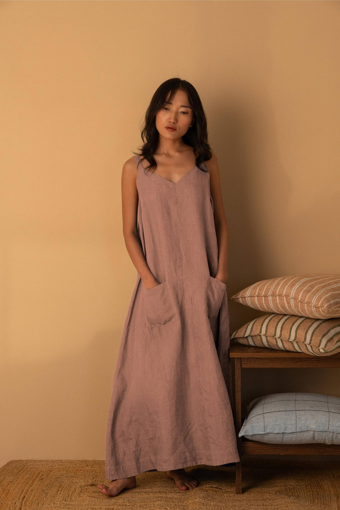 Linen Marcella Dress - The Village Retail