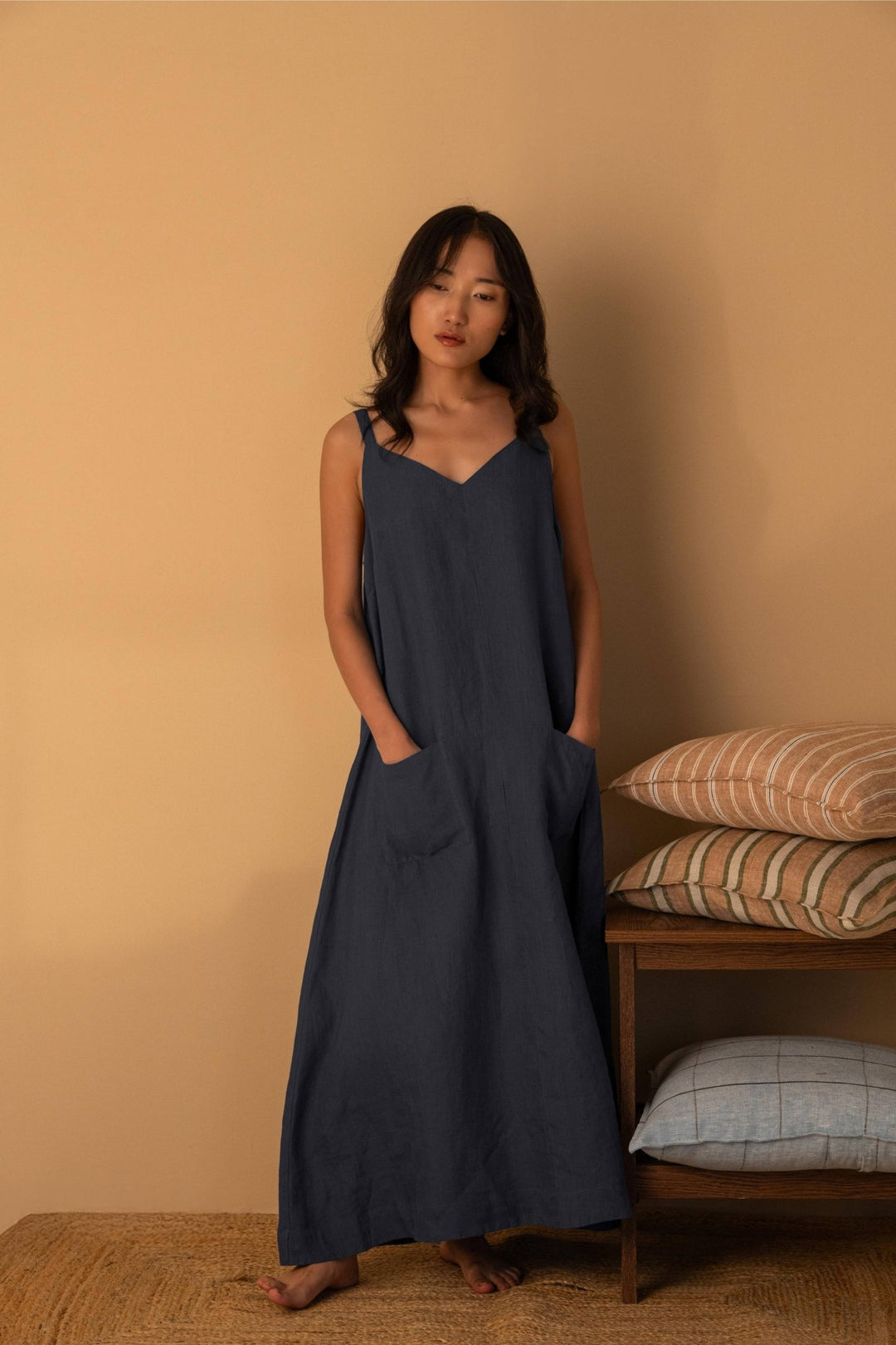 Linen Marcella Dress - The Village Retail