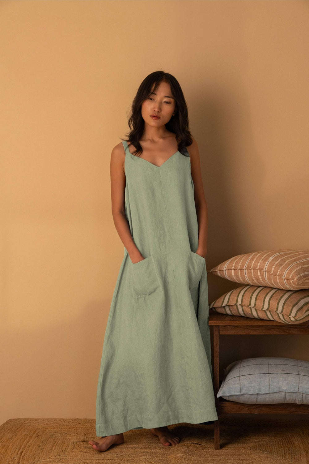 Linen Marcella Dress - The Village Retail