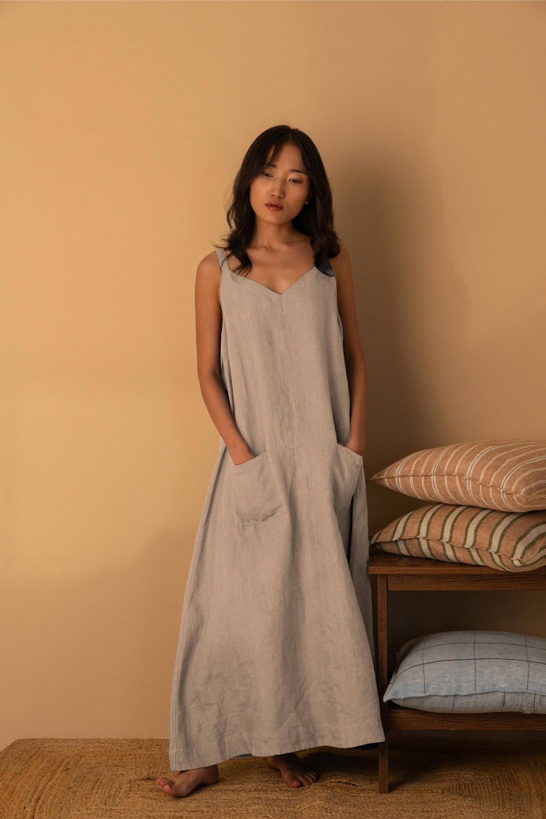 Linen Marcella Dress - The Village Retail