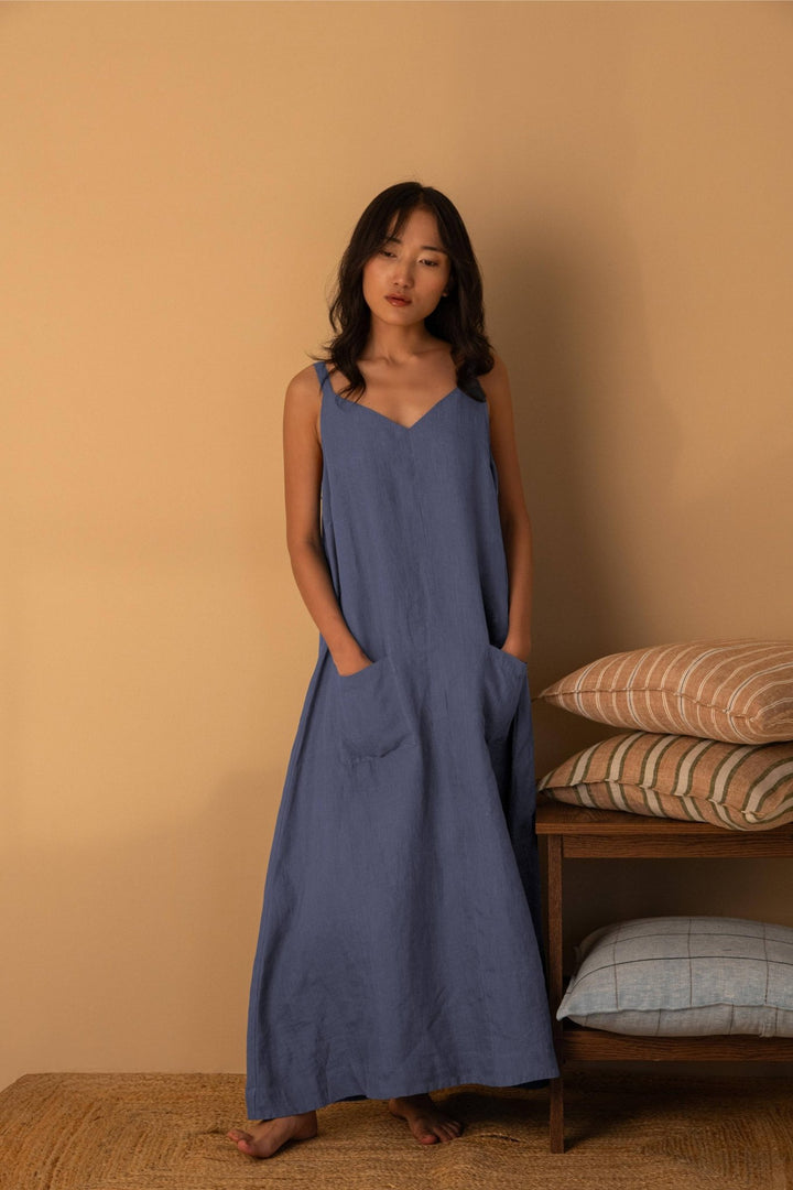 Linen Marcella Dress - The Village Retail
