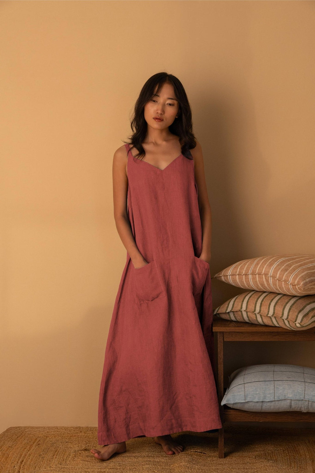 Linen Marcella Dress - The Village Retail