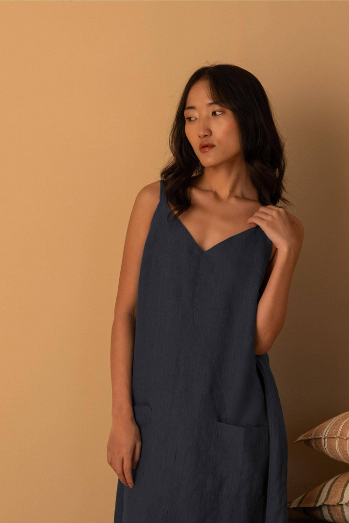 Linen Marcella Dress - The Village Retail