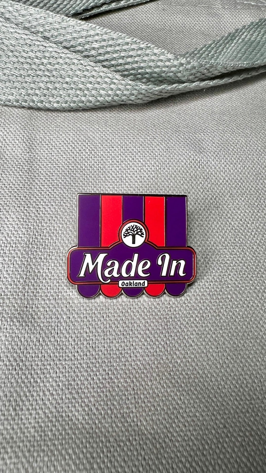 Made in Oakland Lapel Pin - The Village Retail