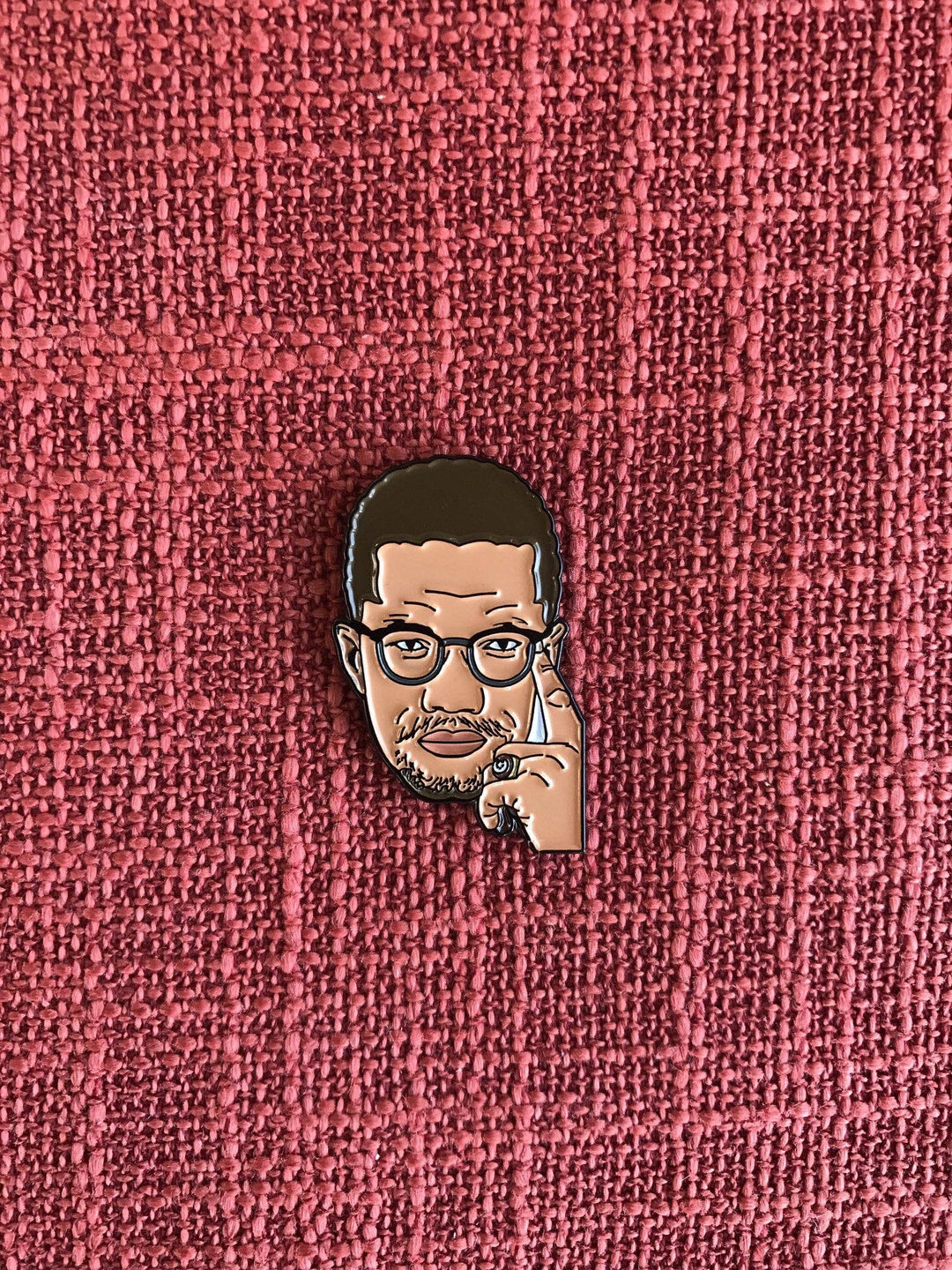 Malcolm X Lapel Pin - The Village Retail