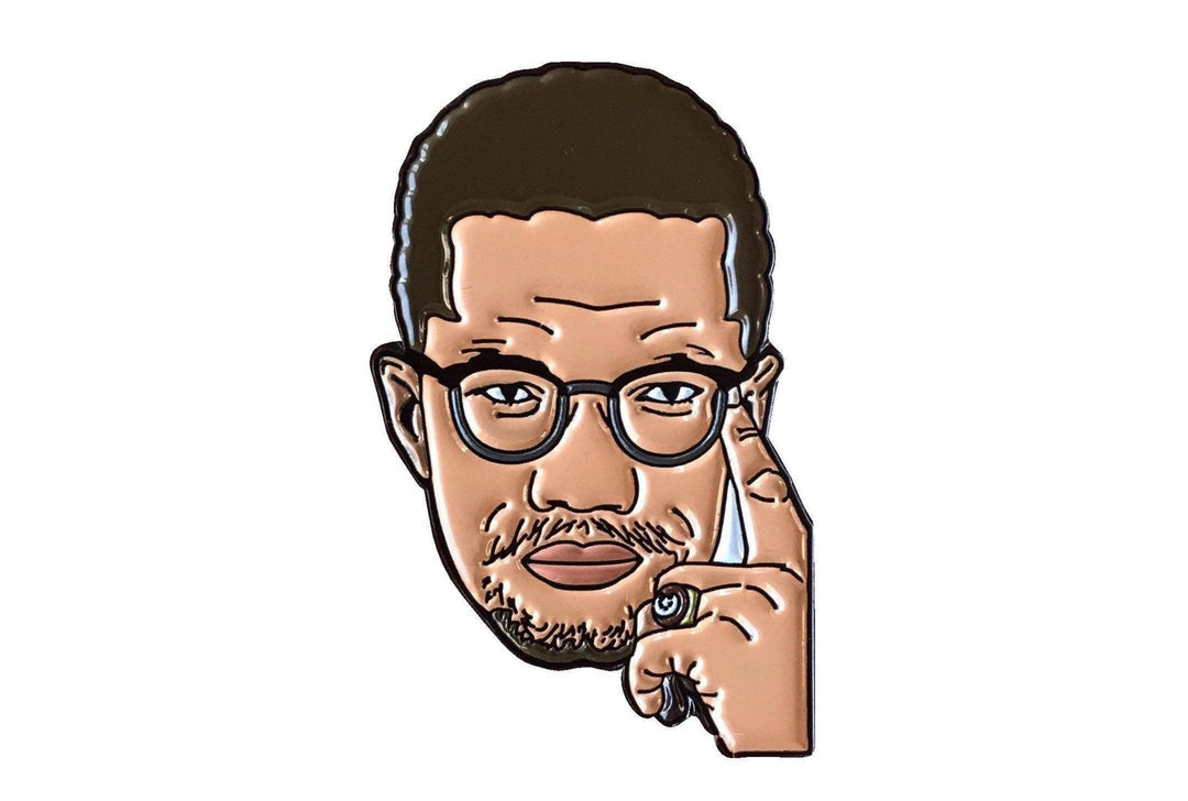 Malcolm X Lapel Pin - The Village Retail