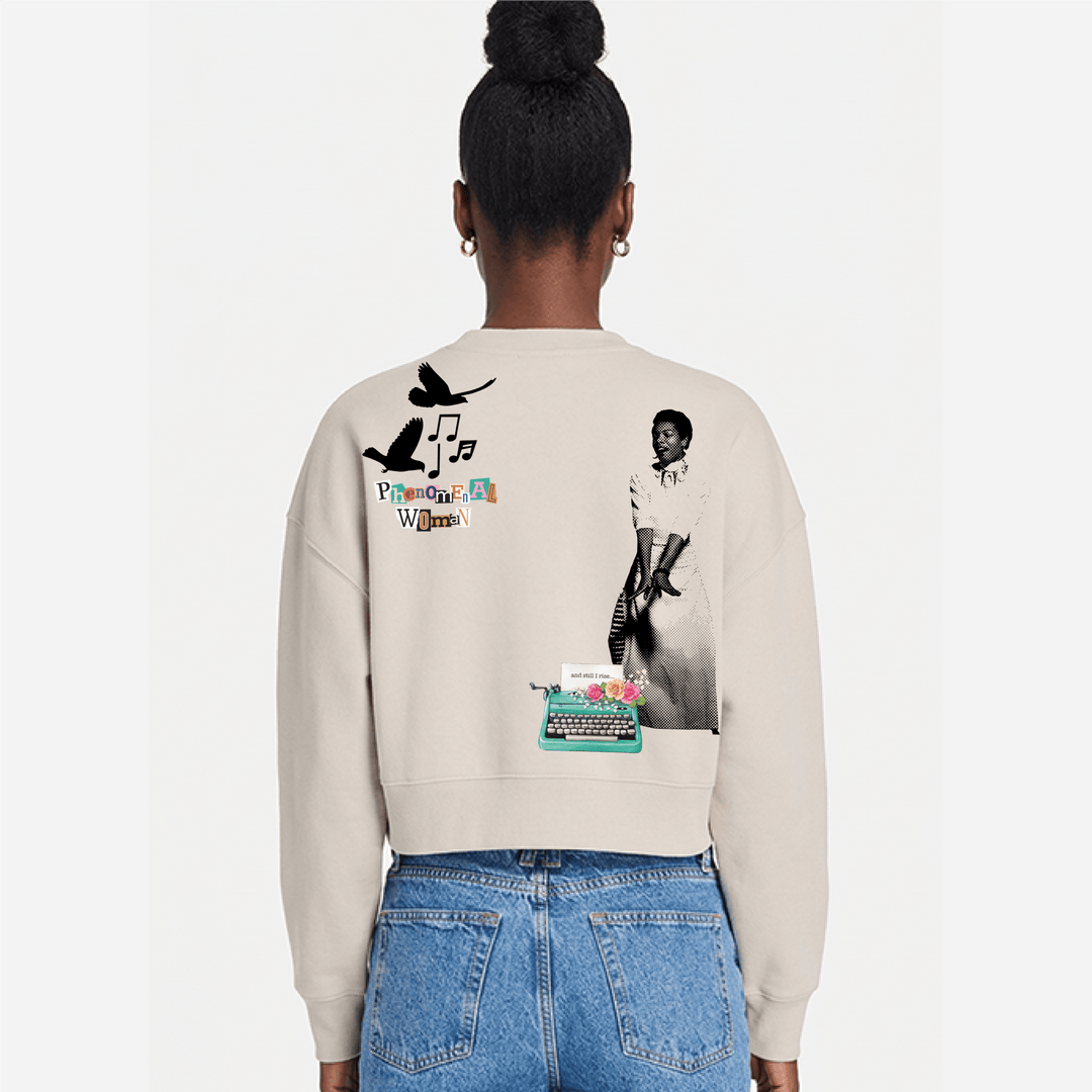 Maya Angelou Crop Sweatshirt - The Village Retail