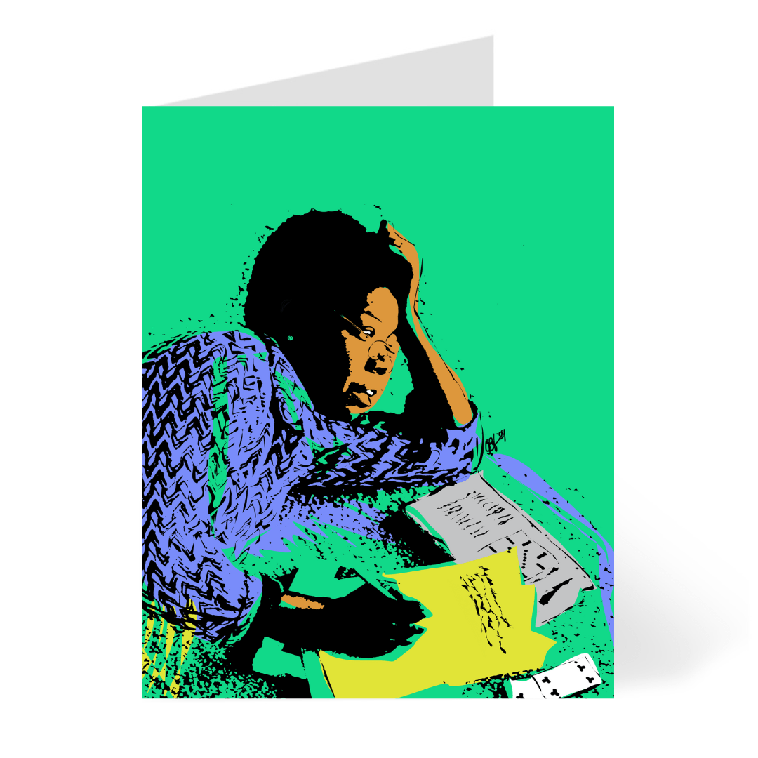 Maya Angelou Writing Card | Book Lovers | Iconic Women - The Village Retail