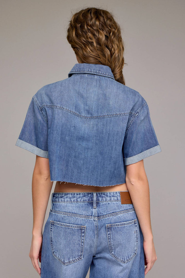 Medium Boxy Super Soft Cropped Shirt - The Village Retail
