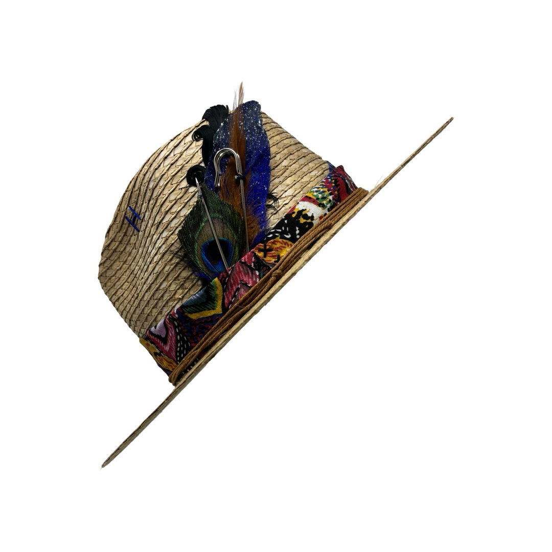 Meridian - Wide Brim Straw Fedora - The Village Retail