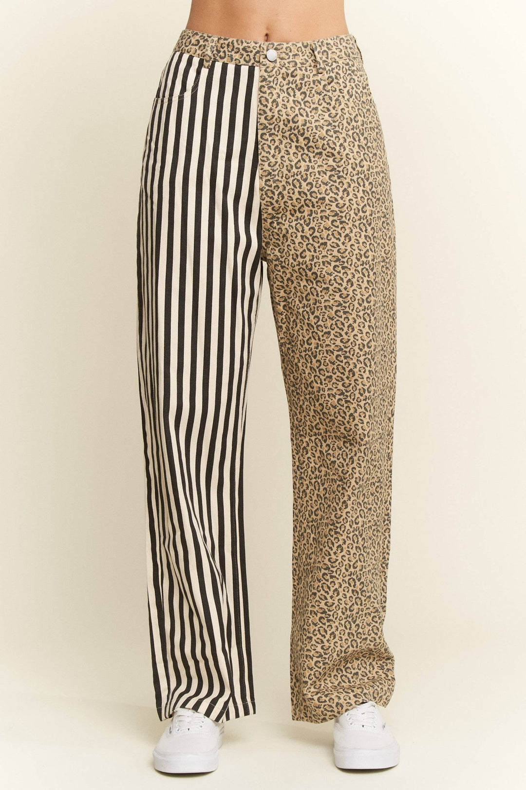 MIX &amp; MATCH LEOPARD - STRIPE PANTS - The Village Retail