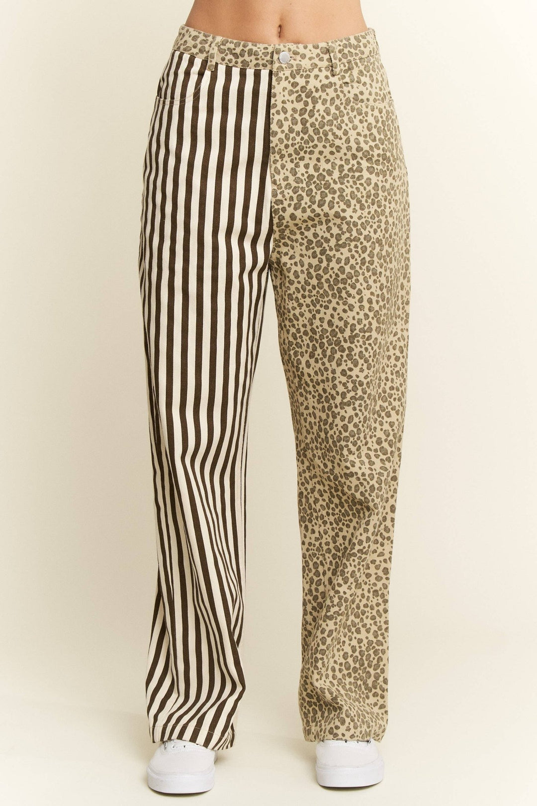 MIX &amp; MATCH LEOPARD - STRIPE PANTS - The Village Retail