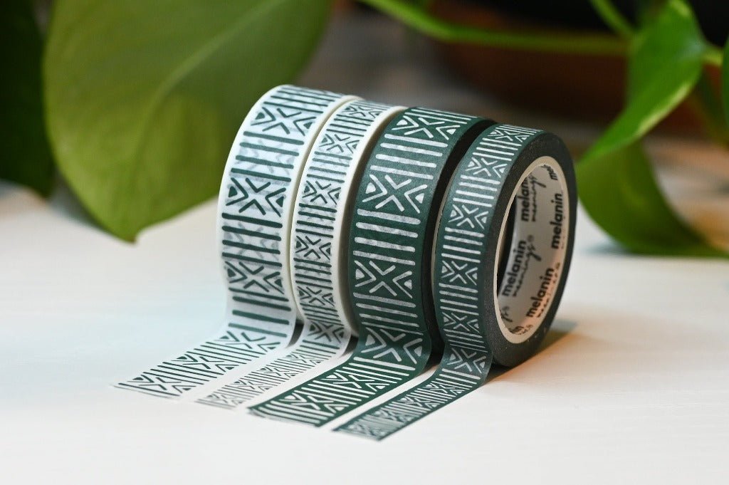 Mudcloth Inspired Washi Tape Set - The Village Retail