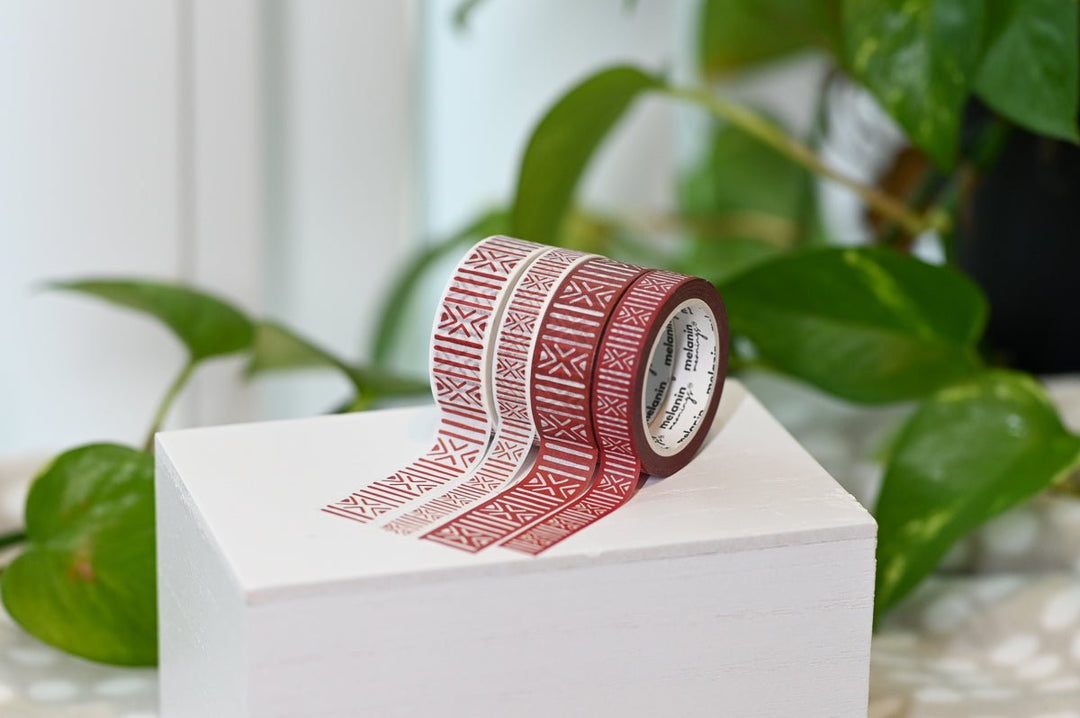 Mudcloth Inspired Washi Tape Set - The Village Retail