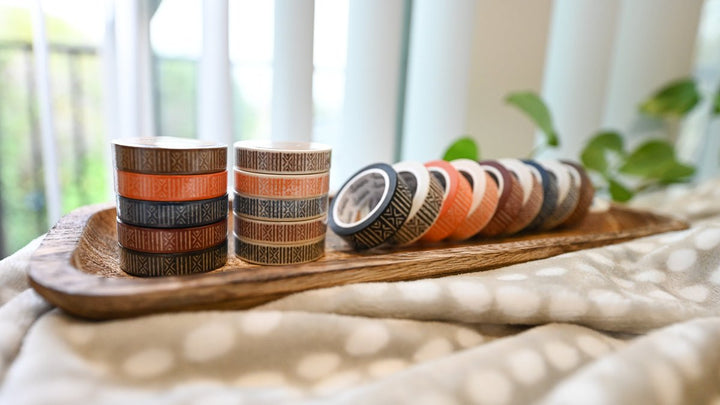 Mudcloth Inspired Washi Tape Set - The Village Retail
