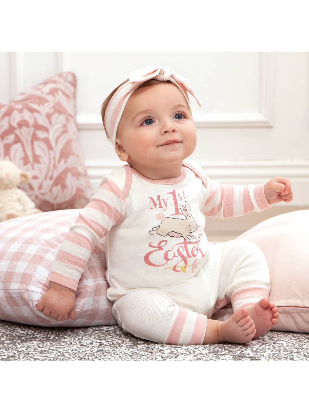 My 1st Easter Romper with Headband/Beanie - The Village Retail