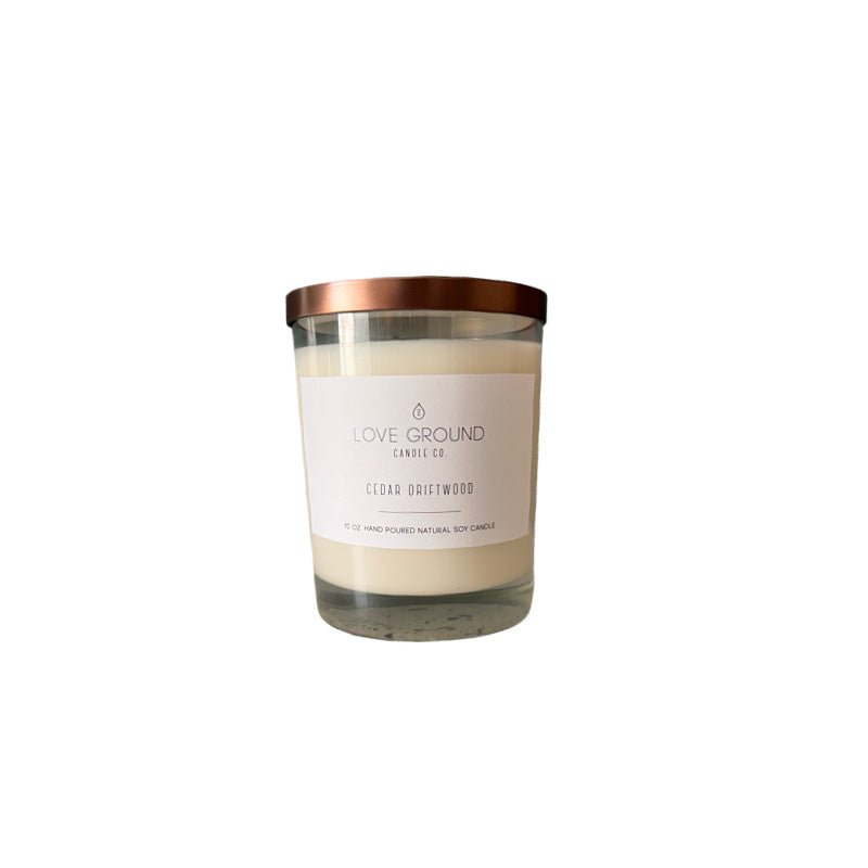 Natural Soy Candle - Cedar Driftwood - The Village Retail