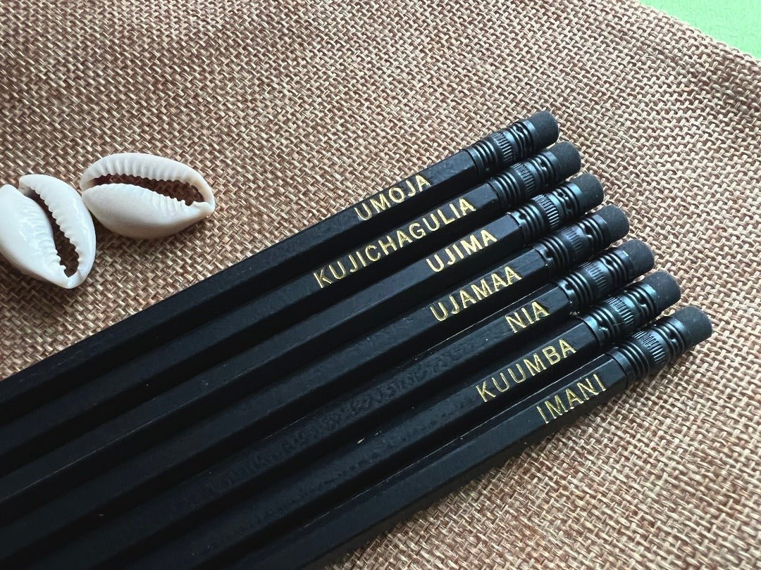 Nguzo Saba Kwanzaa Principles Pencil Set - The Village Retail