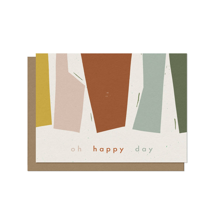 Oh Happy Day Blank Card - The Village Retail
