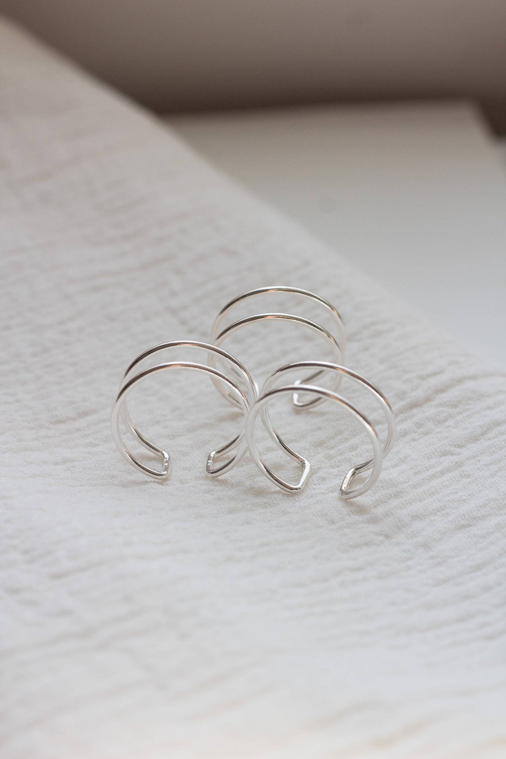 Open Front Ring: Sterling Silver - The Village Retail