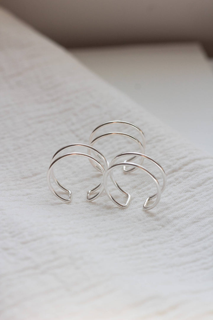 Open Front Ring: Sterling Silver - The Village Retail