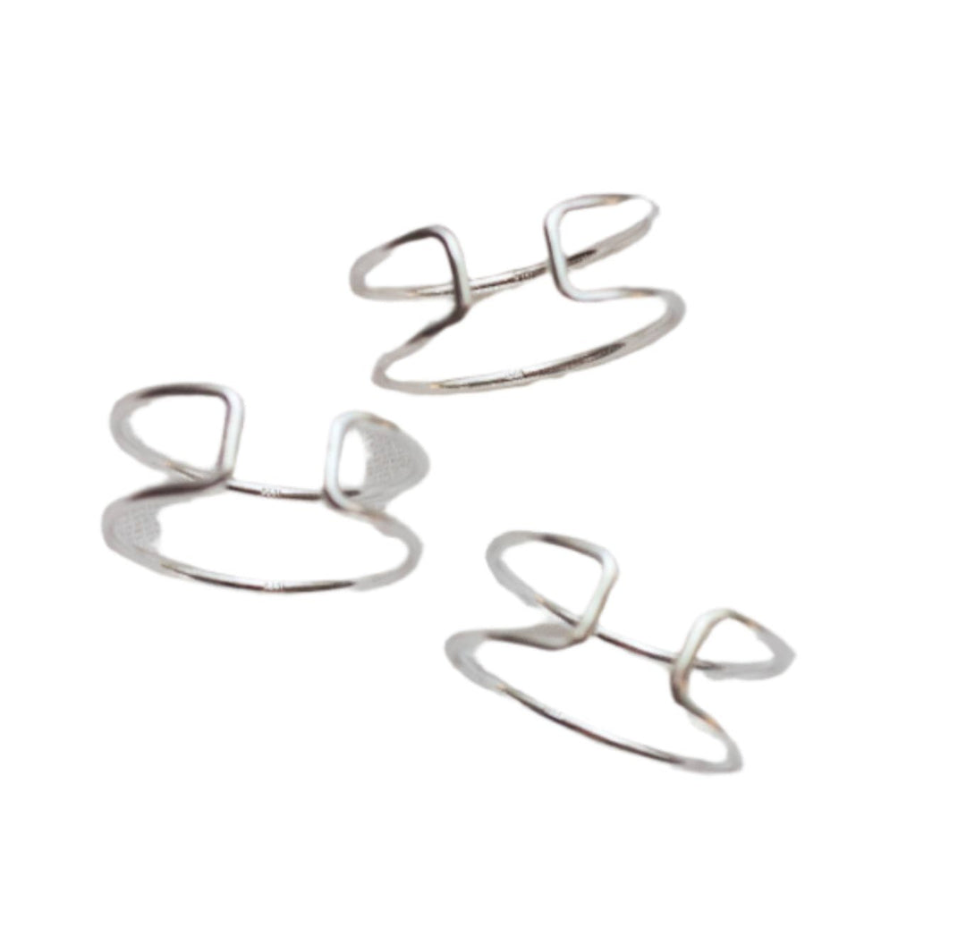 Open Front Ring: Sterling Silver - The Village Retail