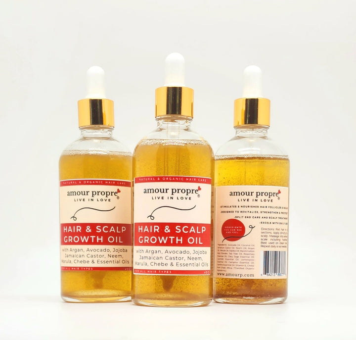 Organic Chebe Hair Growth Oil with Avocado and Argan Oils - The Village Retail