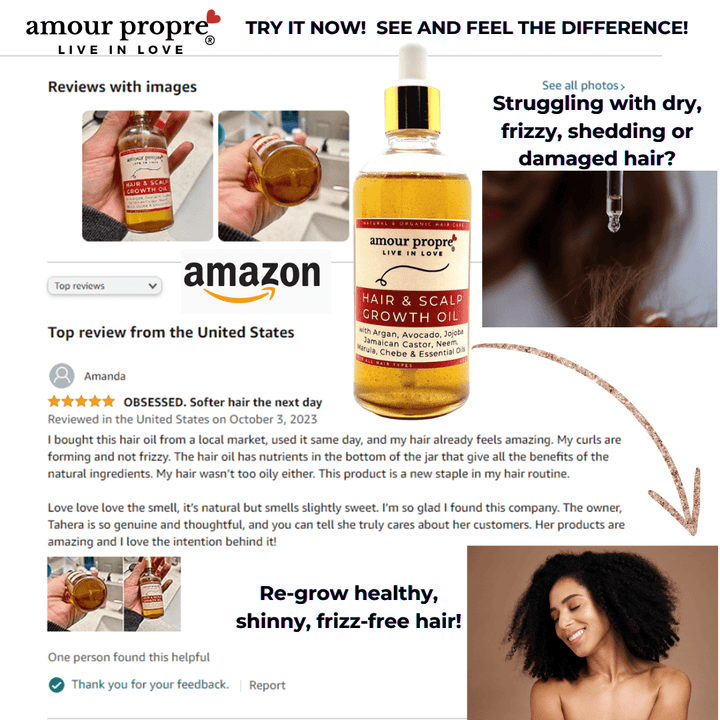 Organic Chebe Hair Growth Oil with Avocado and Argan Oils - The Village Retail