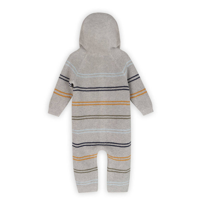 Organic Cotton Baby Hooded Jumpsuit – Classic Stripe Sweater - The Village Retail