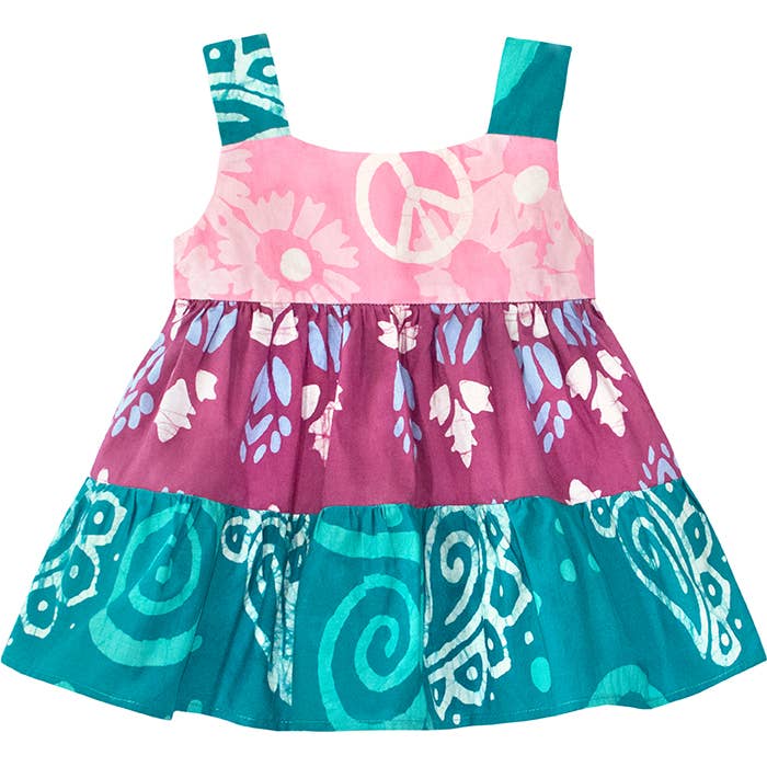 Organic Cotton Carousel Dress – Colorful Summer Dress for Gi - The Village Retail