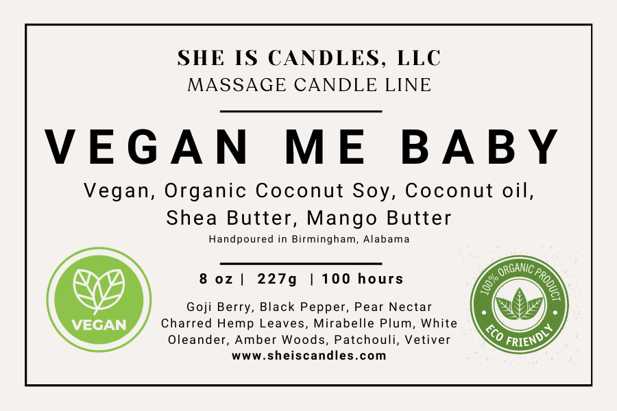 Organic Vegan Massage Candles - The Village Retail